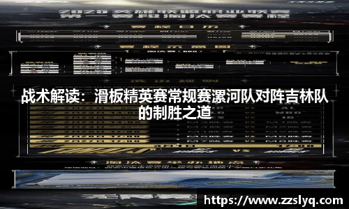 战术解读：滑板精英赛常规赛漯河队对阵吉林队的制胜之道
